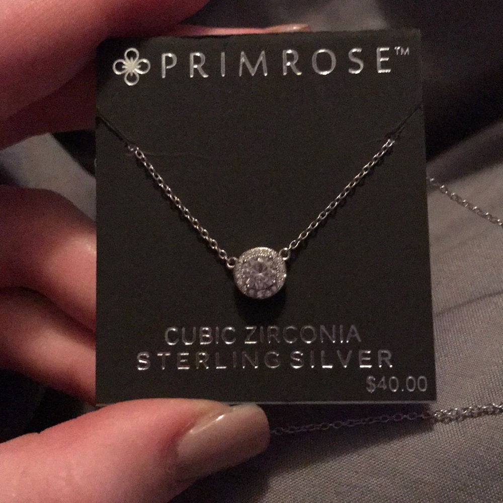 Primrose sterling silver necklace
